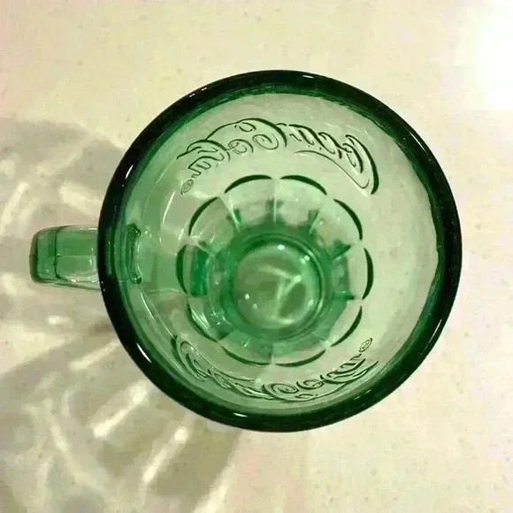 Vintage Coke Coca Cola Glass With Handle Mug Libbey Glass 14 oz - Picture 3 of 5